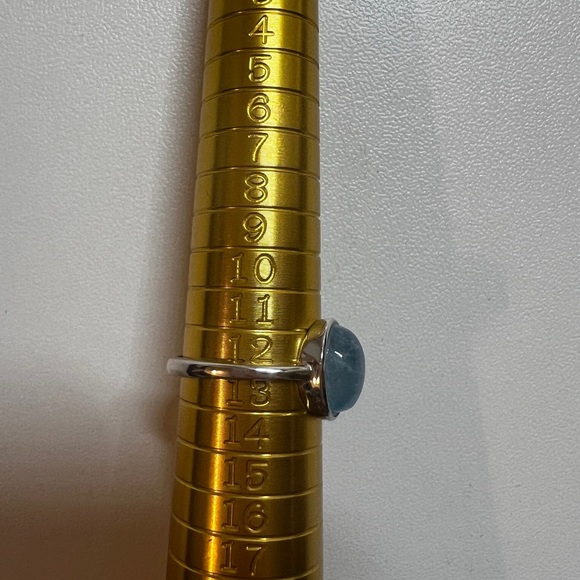 Brand new aquamarine ring s925 - Picture 2 of 2